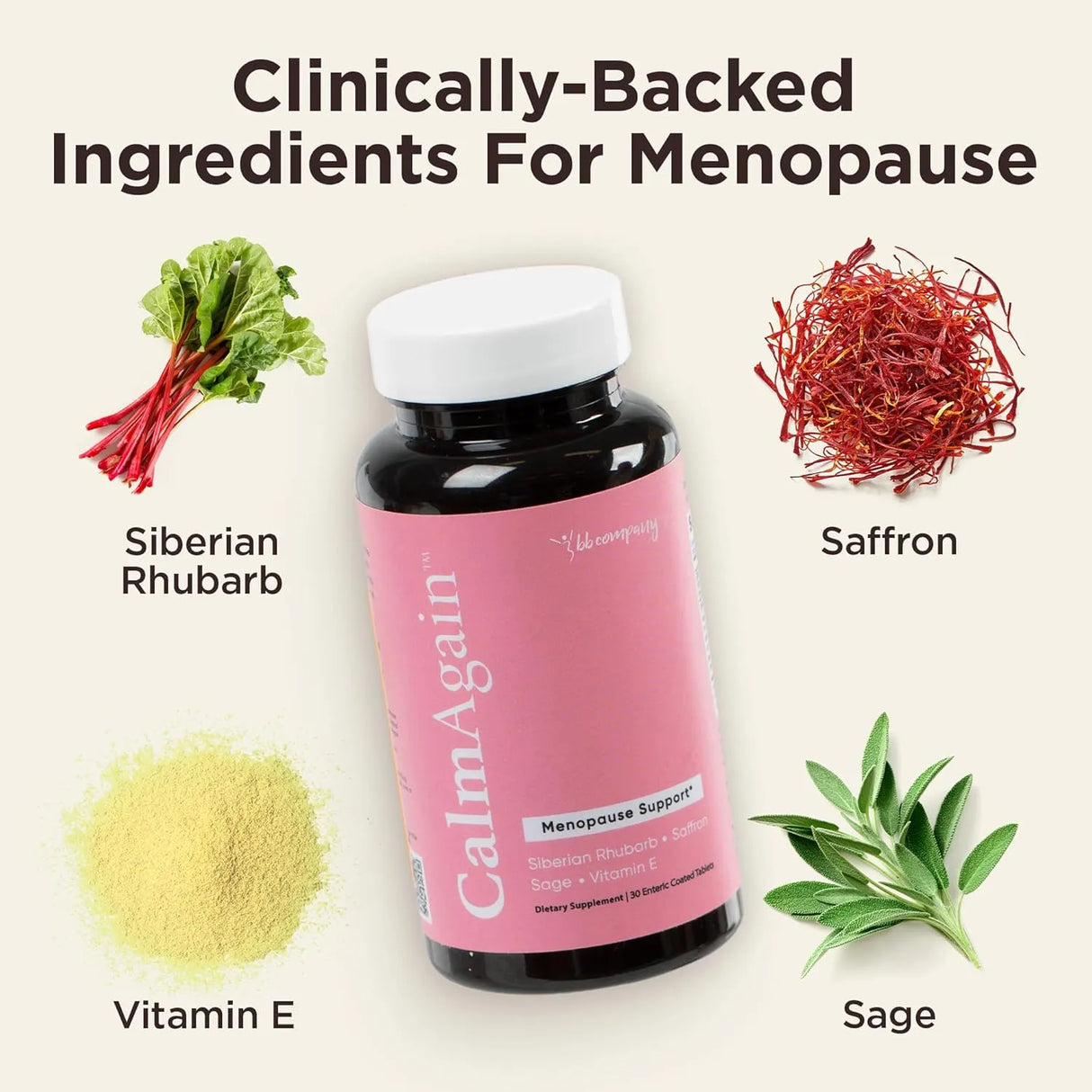 BB COMPANY - BB Company CalmAgain Menopause Support 30 Capsulas - The Red Vitamin MX - Suplementos Alimenticios - {{ shop.shopifyCountryName }}