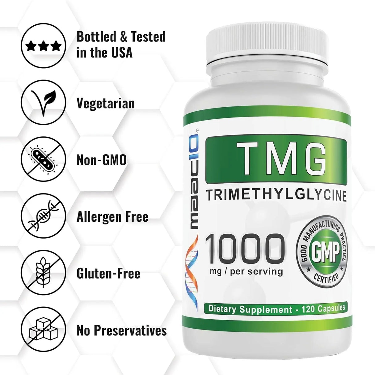 MAAC10 - MAAC10 TMG 1000Mg. 120 Capsulas - The Red Vitamin MX - Suplementos Alimenticios - {{ shop.shopifyCountryName }}