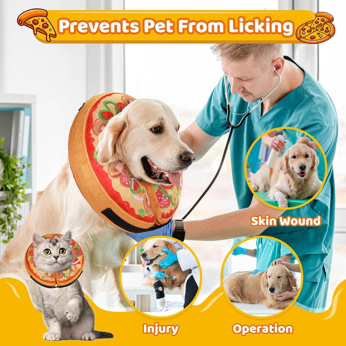 Grand Line Pizza Inflatable Collar LARGE