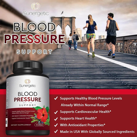 SUNERGETIC - Sunergetic Premium Blood Pressure Support 90 Capsulas - The Red Vitamin MX - Suplementos Alimenticios - {{ shop.shopifyCountryName }}