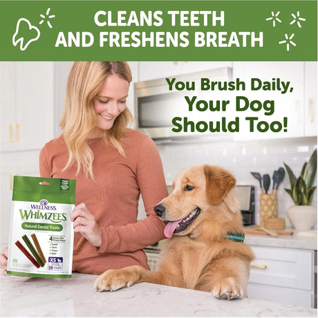 WELLNESS WHIMZEES - Wellness WHIMZEES Stix Dog Dental Treats Extra Small Size Stick 56 Piezas - The Red Vitamin MX - Cuidado Dental Para Perros - {{ shop.shopifyCountryName }}