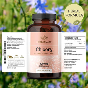 HERBAMAMA - HERBAMAMA Chicory Inulin 1200Mg. 250 Capsulas - The Red Vitamin MX - Suplementos Alimenticios - {{ shop.shopifyCountryName }}