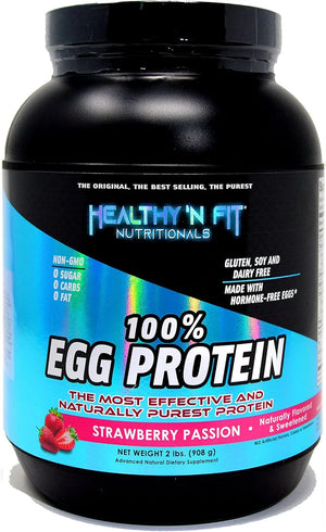 HEALTHY N FIT - Healthy N Fit 100% EGG PROTEIN Strawberry 908Gr. - The Red Vitamin MX - Suplementos Alimenticios - {{ shop.shopifyCountryName }}