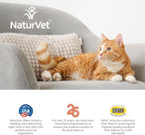 NaturVet VitaPet Senior Daily Vitamins for Cats 60 Masticables