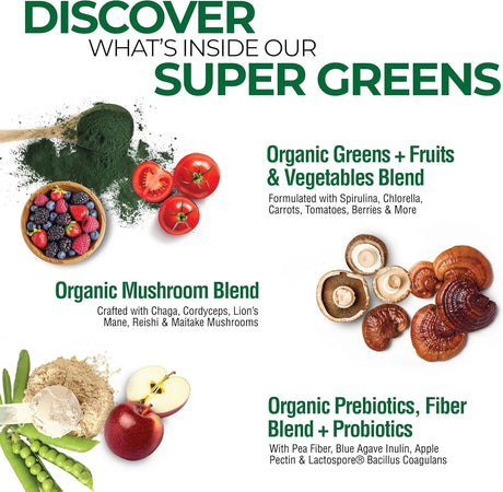 COUNTRY FARMS - COUNTRY FARMS Organic Super Greens Natural Flavor 300Gr. - The Red Vitamin MX - Suplementos Alimenticios - {{ shop.shopifyCountryName }}