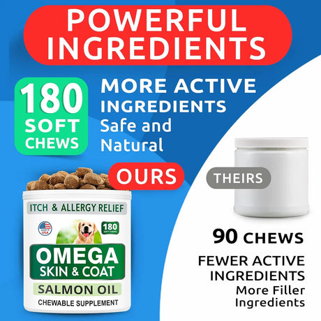 BARK&SPARK - BARK&SPARK Omega 3 for Dogs Chicken Flavor 180 Masticables - The Red Vitamin MX - Aceite De Pescado Para Perros - {{ shop.shopifyCountryName }}