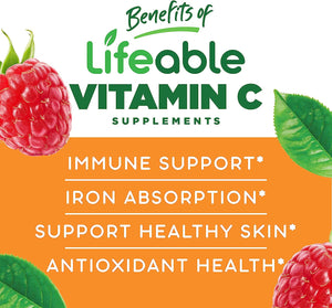 Lifeable Vitamin C 700Mg. 90 Gomitas