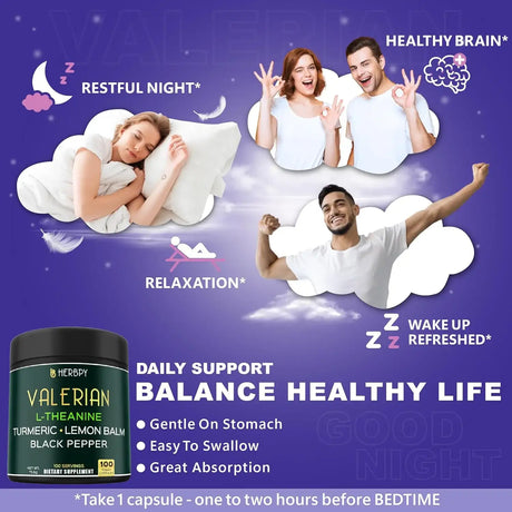 HERBPY - Herbpy 5in1 Valerian Root 100 Capsulas - The Red Vitamin MX - Suplementos Alimenticios - {{ shop.shopifyCountryName }}