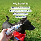 PETLAB CO. - PetLab Co. Clear Ears Therapy Ear Cleaner for Dogs 4 Fl.Oz. - The Red Vitamin MX - Cuidado Del Oído De Perros - {{ shop.shopifyCountryName }}