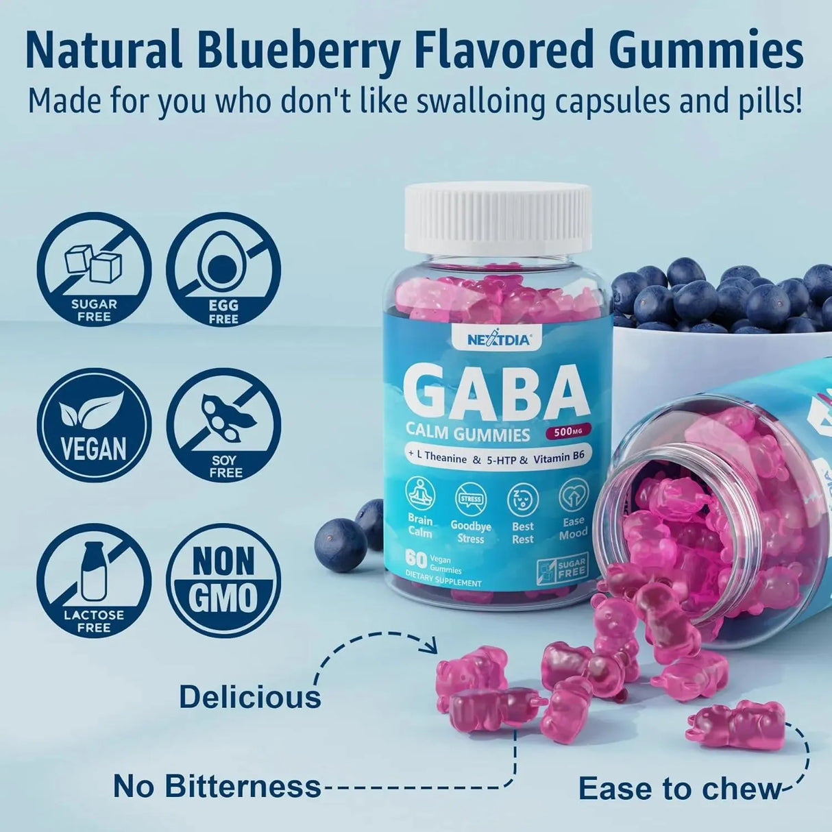 NEXTDIA - Nextdia GABA Gummies 500Mg. 60 Gomitas - The Red Vitamin MX - Suplementos Alimenticios - {{ shop.shopifyCountryName }}