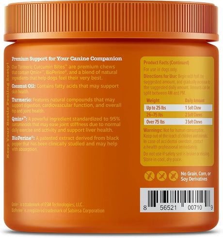 ZESTY PAWS - Zesty Paws Turmeric Curcumin for Dogs Duck Flavor 90 Masticables - The Red Vitamin MX - Cuidado De Cadera Y Articulaciones Para Perros - {{ shop.shopifyCountryName }}