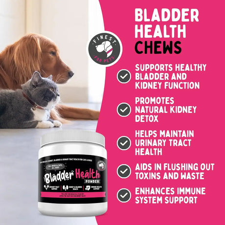 FINEST FOR PETS - Finest For Pets Bladder Health Dog & Cat UTI Remedy 120 Servicios 120Gr. - The Red Vitamin MX - Salud De Tracto Urinario Para Perros - {{ shop.shopifyCountryName }}