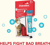 Petrodex Dental Care Kit for Cats Cat Toothbrush and Toothpaste