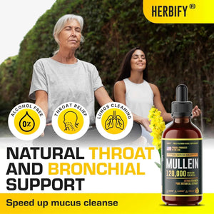 HERBIFY - HERBIFY Mullein Extract Lung Cleanse 4 Fl.Oz. - The Red Vitamin MX - Suplementos Alimenticios - {{ shop.shopifyCountryName }}