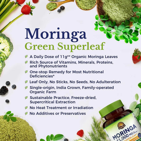 VITALITOWN - Vitalitown Moringa 11,000Mg. 90 Capsulas - The Red Vitamin MX - Suplementos Alimenticios - {{ shop.shopifyCountryName }}
