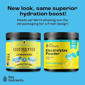 KEY NUTRIENTS - KEY NUTRIENTS Multivitamin Electrolytes Powder Lemonade 90 Servicios 360Gr. - The Red Vitamin MX - Suplementos Alimenticios - {{ shop.shopifyCountryName }}
