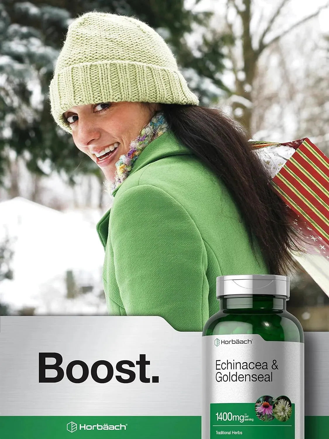 HORBAACH - Horbäach Echinacea Goldenseal 1400Mg. 300 Capsulas - The Red Vitamin MX - Suplementos Alimenticios - {{ shop.shopifyCountryName }}