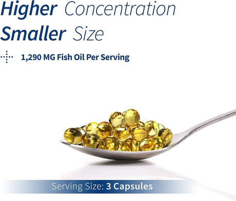 SPOONFUL - Spoonful Mini Omega 3 Fish Oil 1290Mg. 300 Mini Capsulas Blandas - The Red Vitamin MX - Suplementos Alimenticios - {{ shop.shopifyCountryName }}