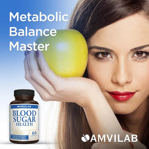 AMVILAB - AMVILAB Blood Sugar Health 60 Capsulas - The Red Vitamin MX - Suplementos Alimenticios - {{ shop.shopifyCountryName }}