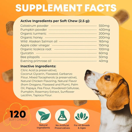 FURRY FUELS - FURRY FUELS Dog Allergy Relief Chicken Flavor 120 Masticables - The Red Vitamin MX - Remedios Para La Picazón De Perros - {{ shop.shopifyCountryName }}