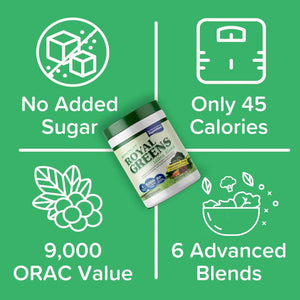 NEW VITALITY - New Vitality Royal Greens Superfood Powder 303Gr. - The Red Vitamin MX - Suplementos Alimenticios - {{ shop.shopifyCountryName }}