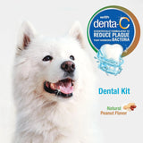 NYLABONE - Nylabone Advanced Oral Care Natural Dog Dental Kit Peanut Flavor 2.5 Oz. - The Red Vitamin MX - Cuidado Dental Para Perros - {{ shop.shopifyCountryName }}