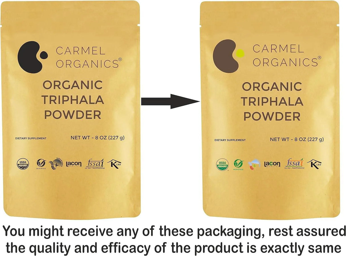 CARMEL ORGANICS - CARMEL ORGANICS Organic Triphala Fruits Powder 227Gr. - The Red Vitamin MX - Suplementos Alimenticios - {{ shop.shopifyCountryName }}