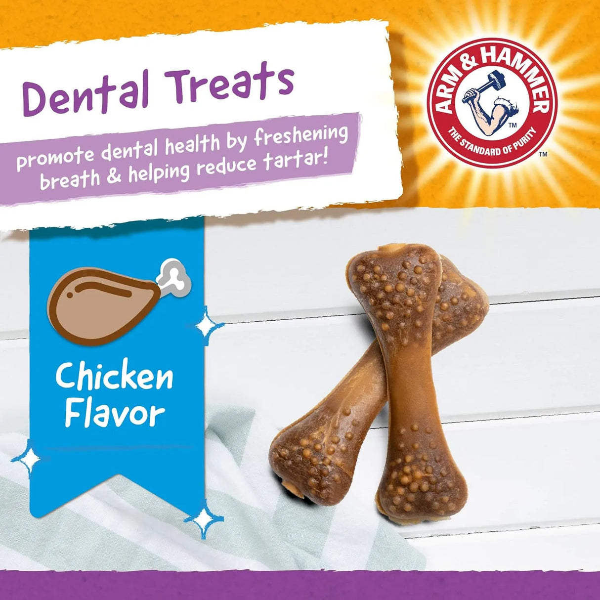 ARM & HAMMER - Arm & Hammer For Pets Nubbies Dental Treats Chicken Flavor 20 Piezas - The Red Vitamin MX - Cuidado Dental Para Perros - {{ shop.shopifyCountryName }}