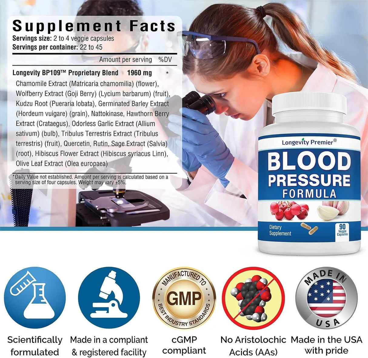 LONGEVITY PREMIER - Longevity Blood Pressure Formula 90 Capsulas 2 Pack - The Red Vitamin MX - Suplementos Alimenticios - {{ shop.shopifyCountryName }}