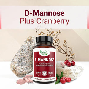 NESTED NATURALS - Nested Naturals D-Mannose 500Mg. 60 Capsulas - The Red Vitamin MX - Suplementos Alimenticios - {{ shop.shopifyCountryName }}