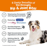 Zesty Paws Vet Strength Mobility Bites Beef & Bacon Flavor 90 Masticables