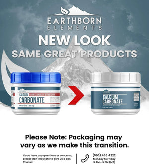 EARTHBORN ELEMENTS - Earthborn Elements Calcium Carbonate Powder 680.3Gr. - The Red Vitamin MX - Suplementos Alimenticios - {{ shop.shopifyCountryName }}