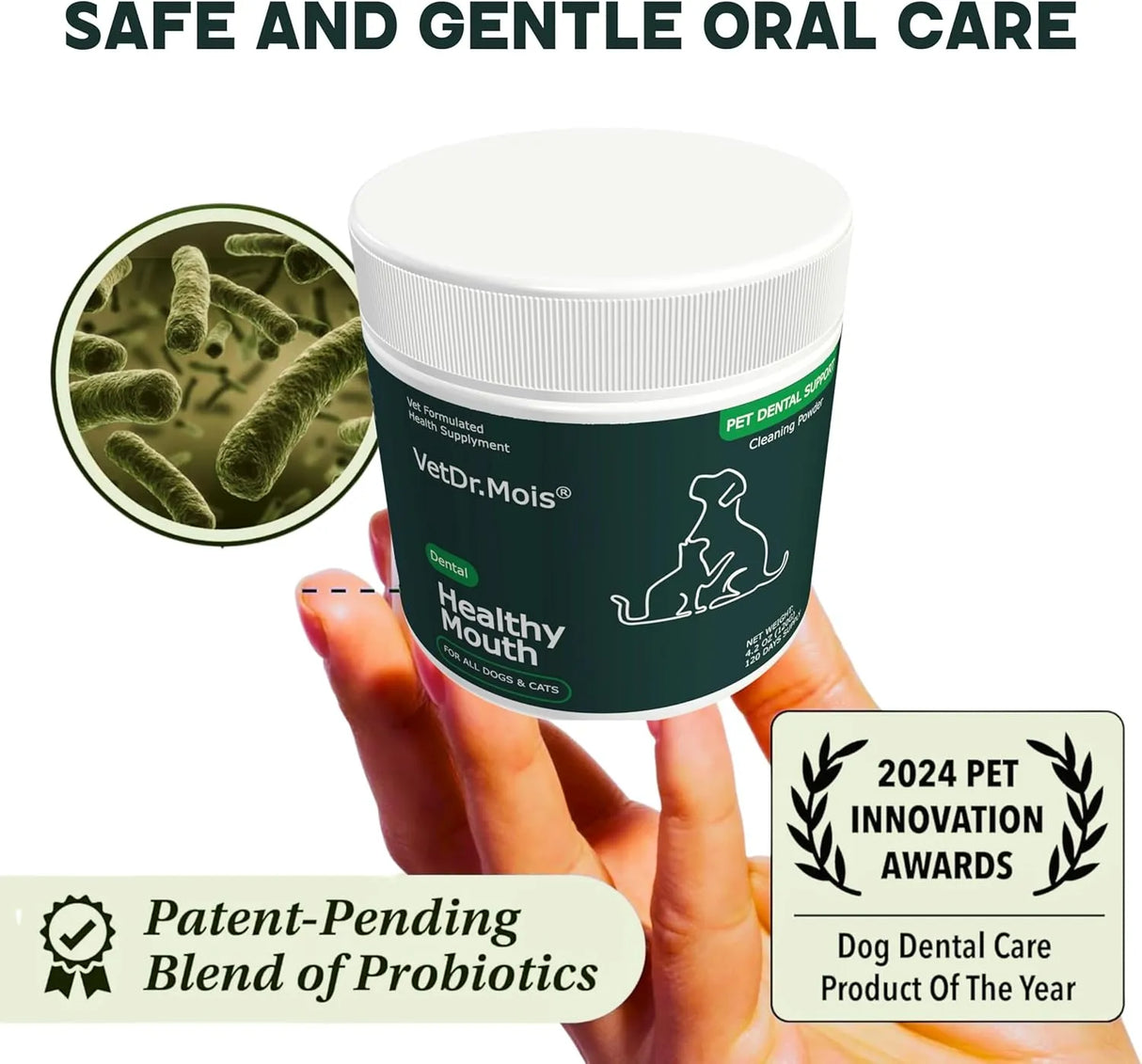 DRMOIS - DRMOIS Plaque Removal Natural Dental Powder 120Gr. - The Red Vitamin MX - Cuidado Dental Para Perros - {{ shop.shopifyCountryName }}