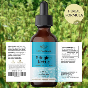 HERBAMAMA - HERBAMAMA Stinging Nettle Tincture 2 Fl.Oz. - The Red Vitamin MX - Suplementos Alimenticios - {{ shop.shopifyCountryName }}