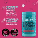 MIGHTY PAW - Mighty Paw Waggables Cran-Bladder 120 Masticables - The Red Vitamin MX - Salud De Tracto Urinario Para Perros - {{ shop.shopifyCountryName }}