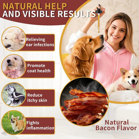 FUZZYCARE - Fuzzycare Natural Yeast Infection Treatment for Dogs 60Ml. 2 Pack - The Red Vitamin MX - Cuidado Del Oído De Perros - {{ shop.shopifyCountryName }}
