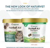 NaturVet Hairball Aid Supplement for Cats 60 Masticables