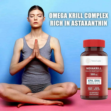 NOVA LUCIA - Nova Lucia Natural Krill Oil 1000Mg. 60 Capsulas Blandas - The Red Vitamin MX - Suplementos Alimenticios - {{ shop.shopifyCountryName }}
