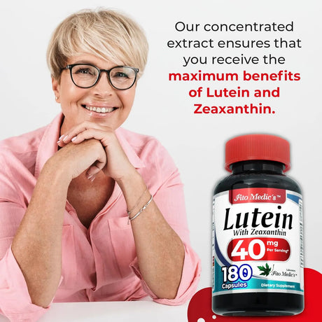 FITO MEDIC´S - FITO MEDIC'S Lab Lutein 40Mg. 180 Capsulas - The Red Vitamin MX - Suplementos Alimenticios - {{ shop.shopifyCountryName }}