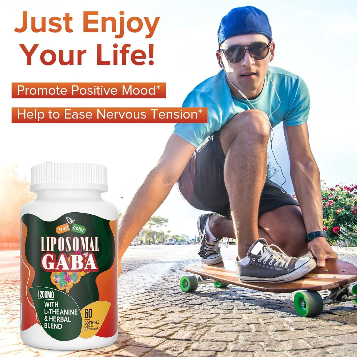 TRASICOLOR - Trasicolor Liposomal GABA with L-Theanine 60 Capsulas Blandas - The Red Vitamin MX - Suplementos Alimenticios - {{ shop.shopifyCountryName }}