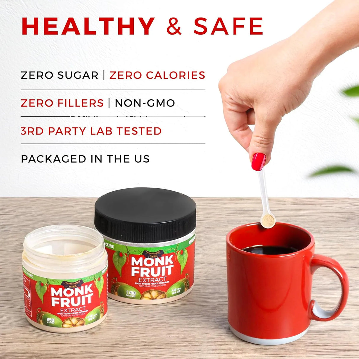 TRANSPARENCY FOODS - Transparency Foods 100% Monk Fruit Extract 42Gr. - The Red Vitamin MX - Suplementos Alimenticios - {{ shop.shopifyCountryName }}