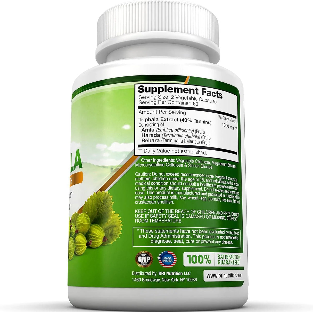 BRI NUTRITION - BRI Nutrition Triphala 1000Mg. 120 Capsulas - The Red Vitamin MX - Suplementos Alimenticios - {{ shop.shopifyCountryName }}