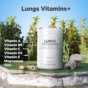 CODEAGE - Codeage Lungs Vitamins 90 Capsulas - The Red Vitamin MX - Suplementos Alimenticios - {{ shop.shopifyCountryName }}