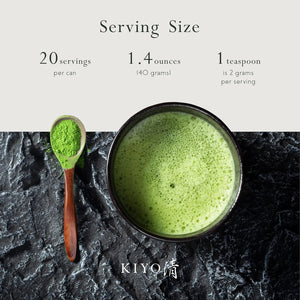 KIYO - Kiyo Matcha Classic Grade Hatsumukashi Ceremonial Uji Matcha 40Gr. - The Red Vitamin MX - Suplementos Alimenticios - {{ shop.shopifyCountryName }}