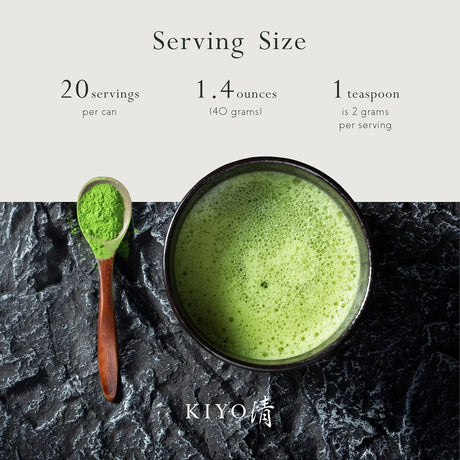 KIYO - Kiyo Matcha Classic Grade Hatsumukashi Ceremonial Uji Matcha 40Gr. - The Red Vitamin MX - Suplementos Alimenticios - {{ shop.shopifyCountryName }}
