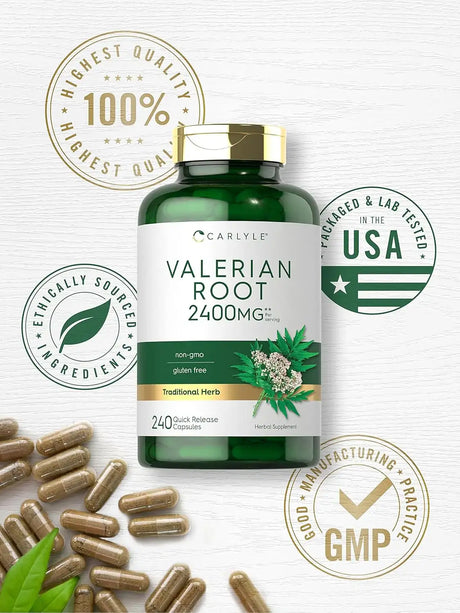 CARLYLE - Carlyle Valerian Root Capsules 2400Mg. 240 Capsulas - The Red Vitamin MX - Suplementos Alimenticios - {{ shop.shopifyCountryName }}