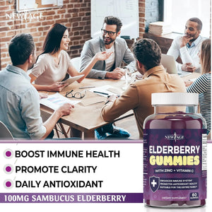 NEW AGE - NEW AGE Premium Elderberry Gummies 60 Gomitas 2 Pack - The Red Vitamin MX - Suplementos Alimenticios - {{ shop.shopifyCountryName }}