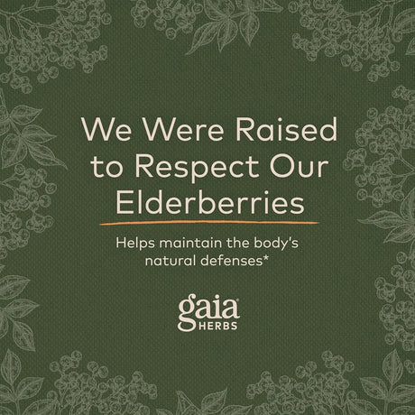 GAIA HERBS - Gaia Herbs Black Elderberry 60 Capsulas - The Red Vitamin MX - Suplementos Alimenticios - {{ shop.shopifyCountryName }}
