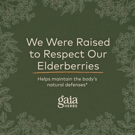 GAIA HERBS - Gaia Herbs Black Elderberry 40 Gomitas - The Red Vitamin MX - Suplementos Alimenticios - {{ shop.shopifyCountryName }}
