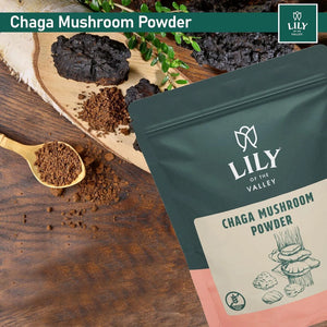 LILY OF THE VALLEY - LILY OF THE VALLEY Chaga Mushroom Powder 113Gr. - The Red Vitamin MX - Suplementos Alimenticios - {{ shop.shopifyCountryName }}